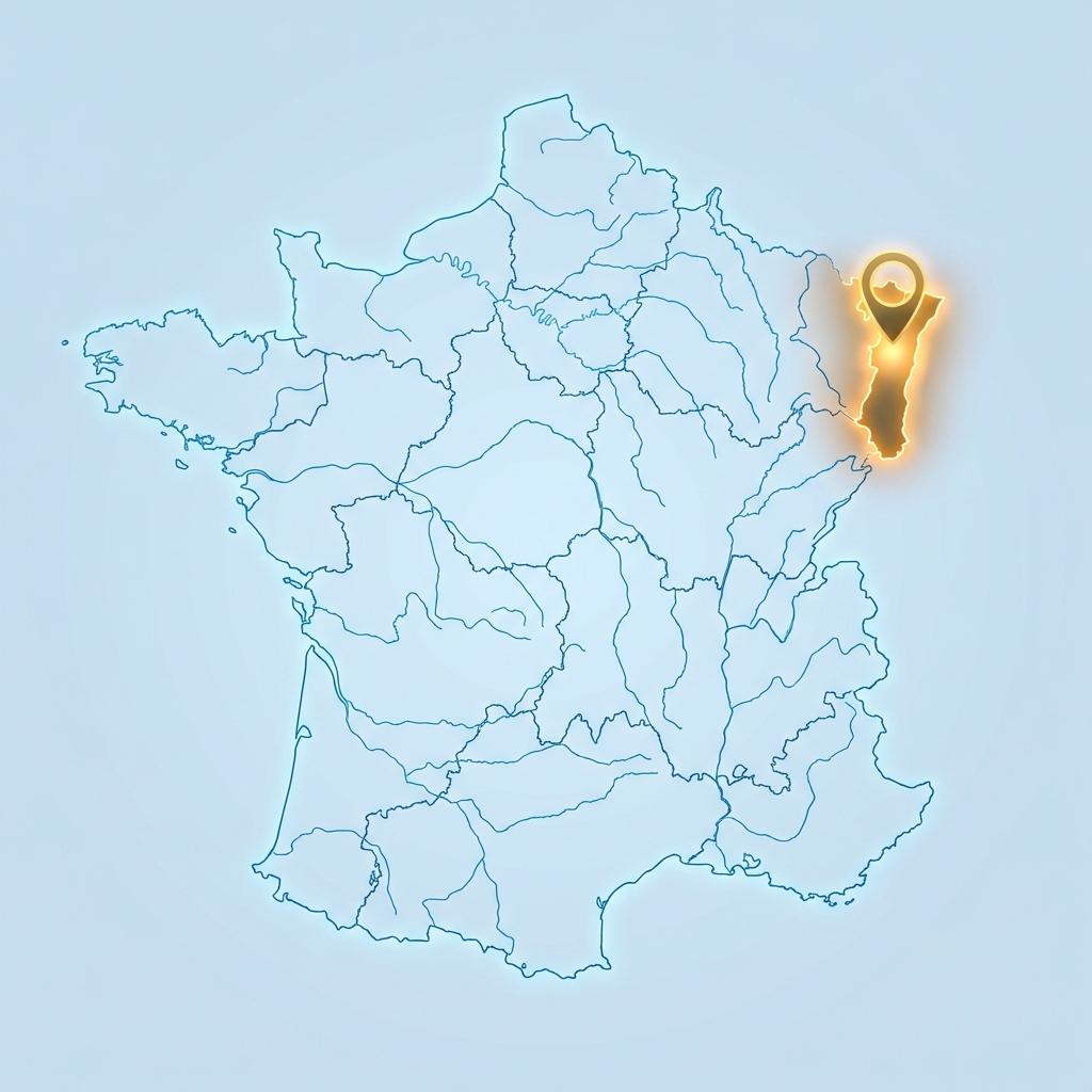 Carte Alsace France
